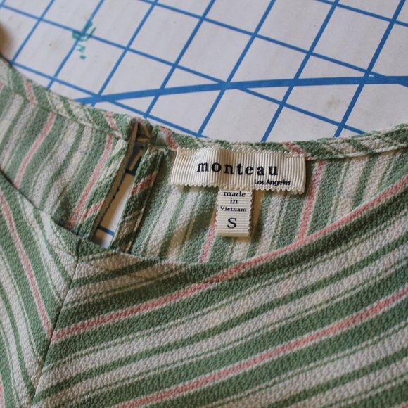 Monteau Peplum Blouse, Small - Picture 8 of 9